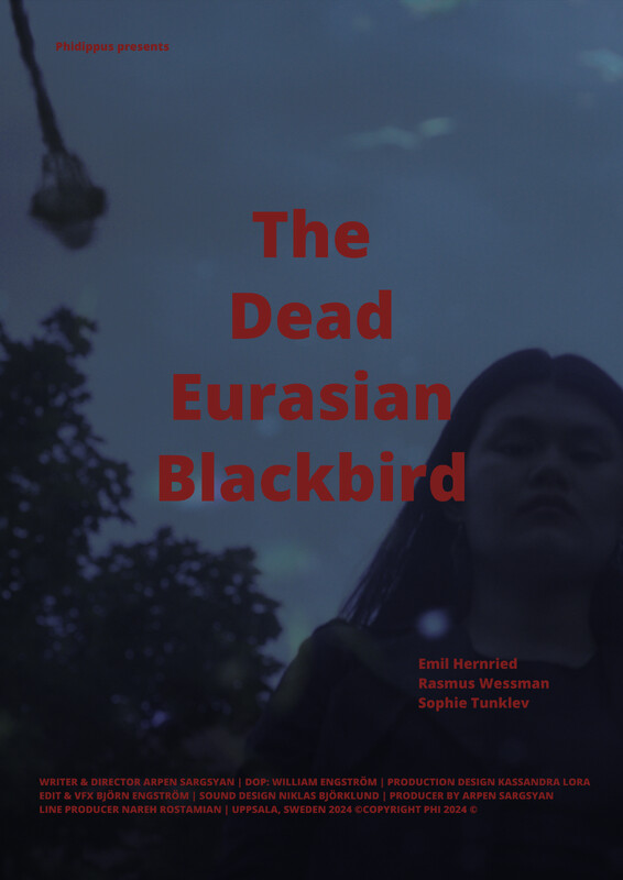 The dead eurasian blackbird poster